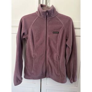 Columbia Benton Springs Full Zip Fleece Winter Mauve Women’s Sz S